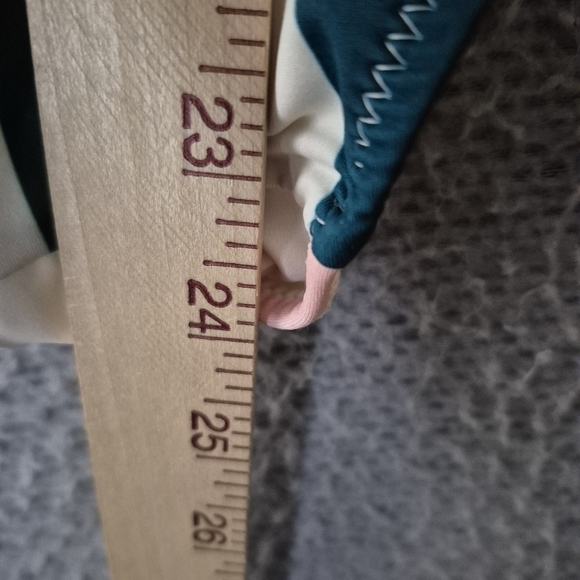 Anthropologie Solid & Striped Michelle Multi Color V-Neck Cheeky Swimsuit S - Picture 7 of 7